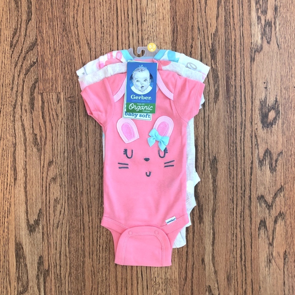 Organic Bunny Onesies